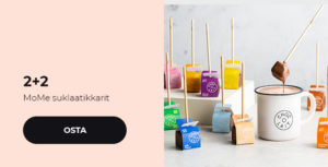 2+2 MoMe suklaatikkarit