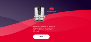 NIVONA Series 8 -sarjan kahvikoneet mahtavin hinnoin