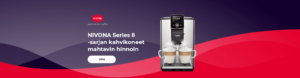 NIVONA Series 8 -sarjan kahvikoneet mahtavin hinnoin