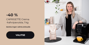 -40 % CAPRISETTE Crema -kahvipavuista, 1 kg