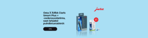 Osta 3 JURA Claris Smart Plus+ -vedensuodatinta, saat lahjaksi puhdistustabletit