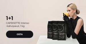 1+1 CAPRISETTE Intenso -kahvipavut, 1 kg