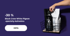 -30 % Black Crow White Pigeon -specialty-kahveista