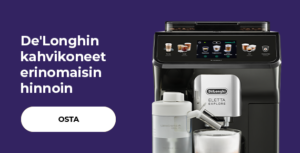 De'Longhin kahvikoneet erinomaisin hinnoin