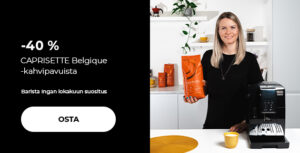 -40 % CAPRISETTE Belgique -kahvipavuista