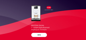 NIVONA Series 7 -sarjan kahvikoneet mahtavin hinnoin