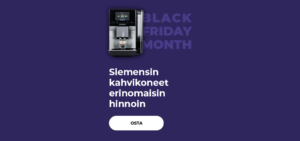 Siemensin kahvikoneet erinomaisin hinnoin