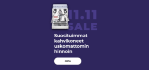"Saat 80 € lahjakortin! Kun ostat LELIT-kahvikoneen"