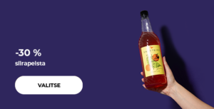 -30 % siirapeista