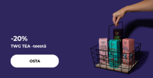 -20 % TWG TEA -teestä