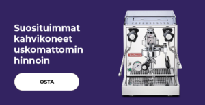 Suosituimmat kahvikoneet uskomattomin hinnoin