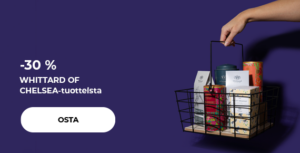 -30 % WHITTARD OF CHELSEA-tuotteista